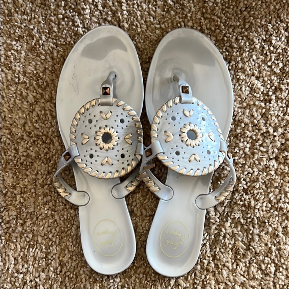 Jack Rogers Georgica Jelly Sandals Size 10